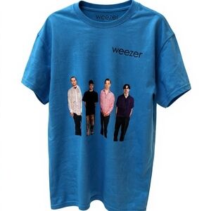 Ripple Junction Blue Weezer Graphic Tee